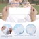100 Pcs Disposable Spa Headbands for Women Non-woven Fabric Facial Headband Soft Skin Care Hair Band White Stretch Headwraps for Beauty Enthusiasts, Makeup Artists, Spa-goers