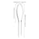 Honbay 1PCS 4 Row Rhinestone Headband Bling Crystal Tassel Headband Wedding Hairband Elegant Hair Jewelry for Women Party Hair Accessories