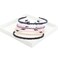 AKOAK Fashion Super Shiny Women Two Rows White Crystal Beads Headband Girls Headwear Rhinestone Beaded Hair Band Hair Accessories
