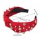 Twist Rhinestone Crystal Knotted Headbands for Hair Accessories - Women, Girls, Teens &amp; Baby (Navy Blue)