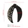 Fashion Women Knotted Jeweled Headband Crystal Embellished Mixed Top Hairband ladies Twist Nylon Hair Accessories for Girls