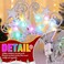 Fashey Christmas Light Up Headband Star Headbands 2025 New Year Hairband Christmas Hair Accessories for Women