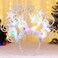 Fashey Christmas Light Up Headband Star Headbands 2025 New Year Hairband Christmas Hair Accessories for Women