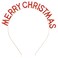 Ｎｏｏｎｈｏｒｓｅ Merry Christmas Headband for Women Girls, Red, 1 Pack
