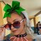 Oaoleer 8inch Jumbo Large Cheer Bows Ponytail Holder Elastic Band Handmade Boutique Hair Accessories for Cheerleading Teen Girls College Women Sports (1PCS, Forest Green)
