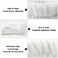 Ondder Spa Headband for Washing Face 8 Pack White Skincare Headbands for Women Girls Terry Cloth Cute Bow Head Bands for Makeup