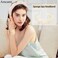 AMCAMI 2 PCS Puffy Spa Headband for Women Sponge Headbands for Girls Terry Towel Cloth Fabric Head Band for Skincare, Makeup Removal(Beige&amp;Light coffee)