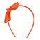 MEEDEE Orange Grosgrain Bow Headband, 1 PCs, for Girls Toddlers Kids Party Decoration Cosplay Costume Hair Accessory, Handmade Hair Band