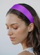 Purple Headband for Women 2 inch Wide Thick Purple Head Bands for Women's Hair Non Slip Fashion Women&rsquo;s Headband Satin Cute Purple Headbands for Girls
