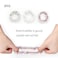 Unicra Pearl Hair Ties Beaded Fashion Elastic Hair Scrunchies Set Fancy Pearls Decorative Ponytail Holder Hair Accessories for Women and Girls 3PCS (Pearl)