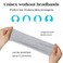 Stretchy Headbands for Women: Thin, Non-Slip Head Bands for Yoga, Workout, and Everyday Wear - White, Pink, Blue Hair Accessories