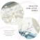 Yean Pearl Wedding headband Silver Flower Bridal Hair Accessories Leaf Hair Piece for Women and Girls