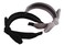Womens Black Bow Tie Hair Band Headbands with Teeth