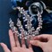 Wedding Hair Comb Rhinestone Bridal Headpiece Sparkling Wedding Hair Accessories for Women and Girls