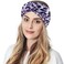 6 Pcs Women Knotted Cheetah Headband Cross Hairband Sports Yoga Hair Ties Leopard Print Turban Headwear Headwrap Workout Girls Ladies Hair Accessories