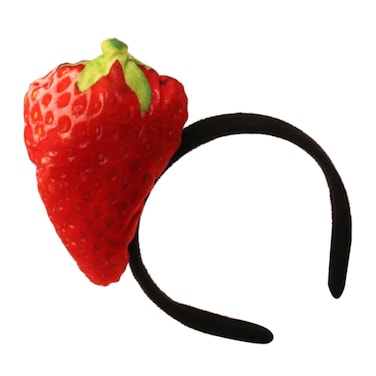 Strawberry Design Makeup Headband for Washing Face Soft Spa Hair Band for Skincare and Face Wash Cute Facial Headband for Women and Girls Comfortable and Fun Hair Accessory