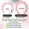 Luckybear Spa Headband for Washing Face, Velvet Makeup Headband, Bubble Skincare Headbands with Face Wash Wristbands, Sponge Puffy Headband for Women Skin Care - Black
