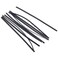 esowemsn 15PCS Plastic Adhesive Hairband Teeth Anti-slip Headband Teeth Strips Black Flexible Headband Teeth Grip DIY Hair Tool Accessories