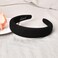 Thick Padded Hairband Headbands for Women Black Spong Headbands for Girls Wide Thick Non-slip Headband Soft Headbands Hair Hoops Plain No Teeth Head Hair Bands for Girls Hair Accessories for Women