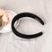 Thick Padded Hairband Headbands for Women Black Spong Headbands for Girls Wide Thick Non-slip Headband Soft Headbands Hair Hoops Plain No Teeth Head Hair Bands for Girls Hair Accessories for Women