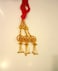 Paranda Parandi Hair Accessory Braid Tassles Extensions with Golden Rings Punjabi Paranda Wedding Bridal Pranda (Red with Golden Rings)