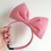 Hairband Bowknot Headbands for Women's Hair Accessories for Cosplay Hair Bows Head Bands for Girls Birthday Christmas Gifts Pink