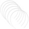 12PCS Plain Plastic Headbands Plain Blank Hairband Headbands No Teeth Headband DIY Hair Bands Headbands for Women Girls