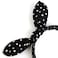 Huachi Bow Headbands for Women Halloween 1950s Black Polka Dot Hairbands Cute Bunny Ears Head Bands for Women's Hair Accessories Turban Headwear Headpiece