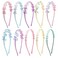 ZIRICHER Glitter Star Butterfly Headbands for Kids - Sparkly Girls Bow Headbands, Non-slip Assorted Designs, Shiny Sequins Hair Accessories