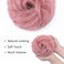 Benehair Messy Bun Hair Piece Thick Scrunchy Updo Hair Pieces for Women Wavy Hair Bun Scrunchies Donut Chignon Hairpiece with Elastic Rubber Band Hot Pink-Thicker 1pc 45g