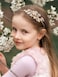 SWEETV Hairband for Wedding, Flower Girl Headpiece with Glittering Rhinestones, Gold, One Size, for Baby Girl, Little Girl, First Communion, Birthday Party, Prom, Children's Day, Special Occasions