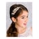 SWEETV Hairband for Wedding, Flower Girl Headpiece with Glittering Rhinestones, Gold, One Size, for Baby Girl, Little Girl, First Communion, Birthday Party, Prom, Children's Day, Special Occasions