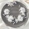Campsis Flower Girl Headpiece White Princess Headband Pearl First Communion Hair Bands Wedding Birthday Party Hair Accessories for Women and Girls
