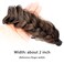 DIGUAN Wide Messy Braided Headband With Teeth Synthetic Hair Plaited Headband High Elasticity Braids Chunky Fishtail Braided Hair Band Hairpiece for Girls Women Beauty Accessory (Copper Brown)