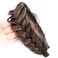 Wide Messy Braided Headband with Teeth Synthetic Hair Plaited Headband High Elasticity Braids Chunky Fishtail Braided Hair Band Hairpiece for Girls Women (Copper Brown)