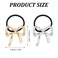 4PCS Metal Bow Hair Ties for Women Girls, Gold Silver Bowknot Hair Tie Elegant Elastics Rubber Bow Scrunchies, Hair Cuff Ponytail Holder Hair Accessories for Long Thick Thin Curly Hair Styling