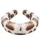 Set of 2 Faux Fur Headband for Women Girls Cute Stylish Fluffy Hairband White Brown Headwear Makeup Spa Skincare Headband Soft Fashion Hair Accessories (White Leopard, Khaki Brown Leopard)