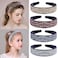 4PCS Fashion Rhinestone Headbands for Women Crystal Bling Headband Teeth Comb Hairbands Non Slip Hair Hoop Hair Accessories for Girls Ladies