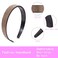 4PCS Solid Rhinestone Headbands for Women Girls Fashion Sparkly Headband with Teeth Glitter Hairbands Non Slip Hair Hoop Bling Decorative Hair Accessories for Ladies