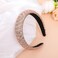 Rhinestone Wide Headbands for Women Sparkle Rose Gold Crystal Headband Fashion Glitter Headband Comfortable High Elastic Headband Hair Band Hair Hoop Hair Accessories for Womens Hair