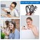 4 PCS Headband with Teeth, Zig Zag Headbands for Women Wavy Headband Black Fashion No Slip Effortless Plastic Headbands Hair Hoop with Teeth Comb Hairband Hair Accessory for Women Girls Men