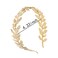 Bridal Headband Leaf Hairband for Women Girls Wedding Headpieces for Bride Bridesmaid Greek Goddess Headbands for Wedding Prom Tiaras for Teen Girls