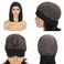 Headband Wigs Human Hair Half Wigs for Black Women Wear and Go Glueless Bob Headband Wigs Short Straight Wigs 150% Density No lace Headband wig Natural Color