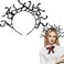 Pvoiue Halloween Headband Snake Hair Bands for Women Girls, Shiny Horrible Hydra Medusa Hair Accessories 1Pcs