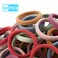 BAOLI 60PCS Colorful Hair Bands Ties, Women Large Hair ties, Cotton Seamless Hair Ponytail Holders, No Hair Damage,6 Colors