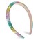 Prasacco Rhinestone Headband Rainbow Headband Crystal Headband Glitter Headband Diamond Wide Hairband for Women Girls Hair Accessories
