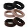 20pcs Black Hair Ties Heavy Curly Elastic Hair Ponytail Holders Solid Headbands No Seamless Cotton Hair bands women girls hair Ties accessories (Mixed colors)&hellip;