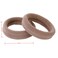 20pcs Black Hair Ties Heavy Curly Elastic Hair Ponytail Holders Solid Headbands No Seamless Cotton Hair bands women girls hair Ties accessories (Light Brown)&hellip;