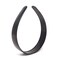 Honbay 10PCS 25mm 1 inch Black Plastic Hair Hoop Plain with Teeth Headband Headwear Hair Accessories