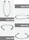 18 Pcs Metal Hair Band, Black Wave Headband, Spring Shaped Sport Hair Bands for Women's Yoga, Hair Accessories for Men and Women